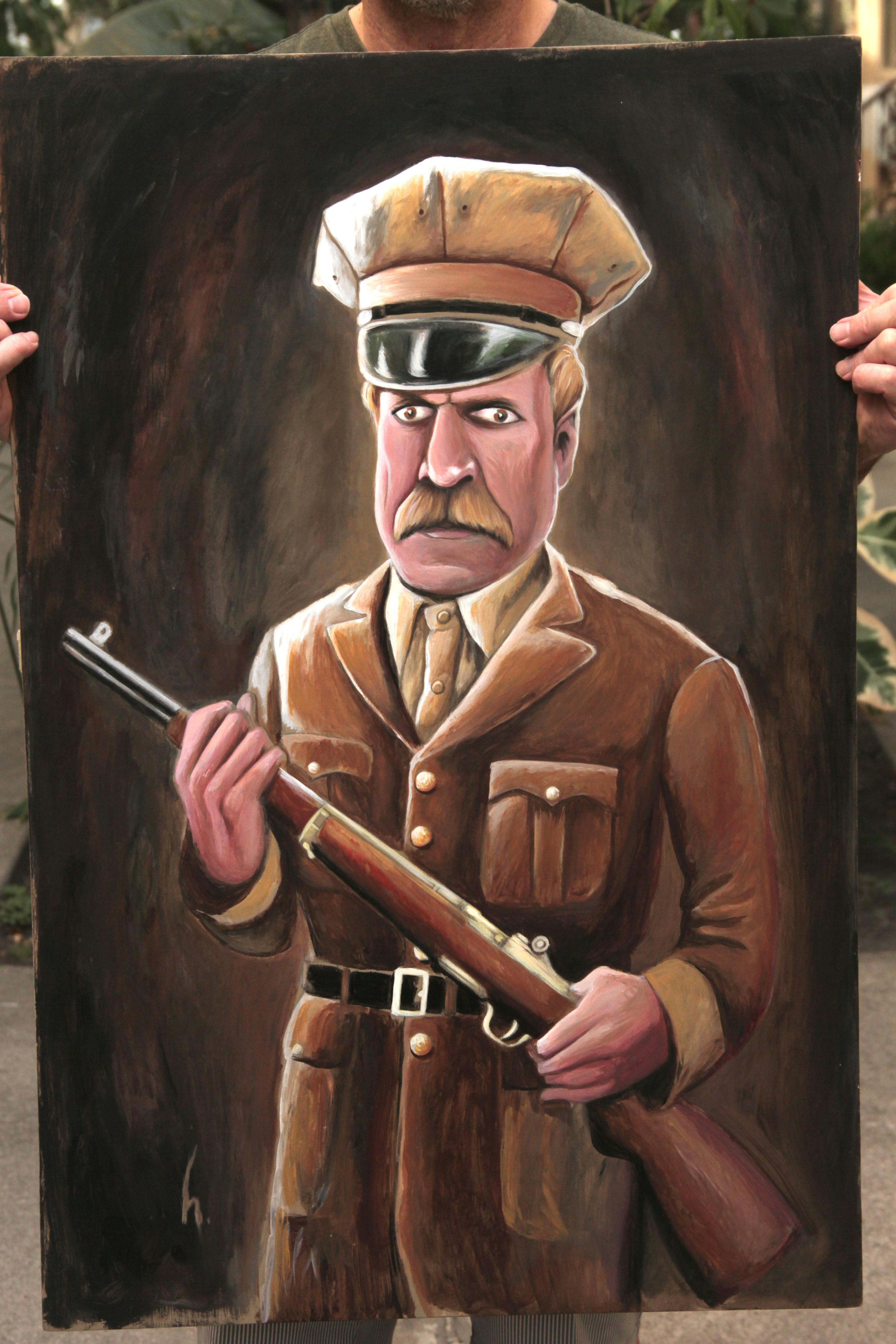 Sheriff Proctor, acrylic on canvas (23 x 36)